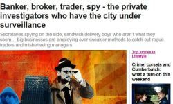 Private Investigator Media articles