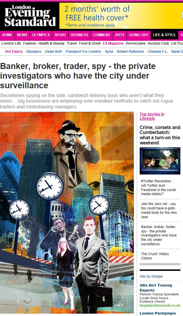 Private Investigator Media articles